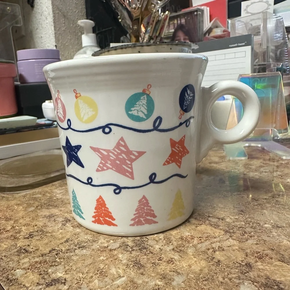 Fiesta Rare Festive Pastel Holiday Mug
